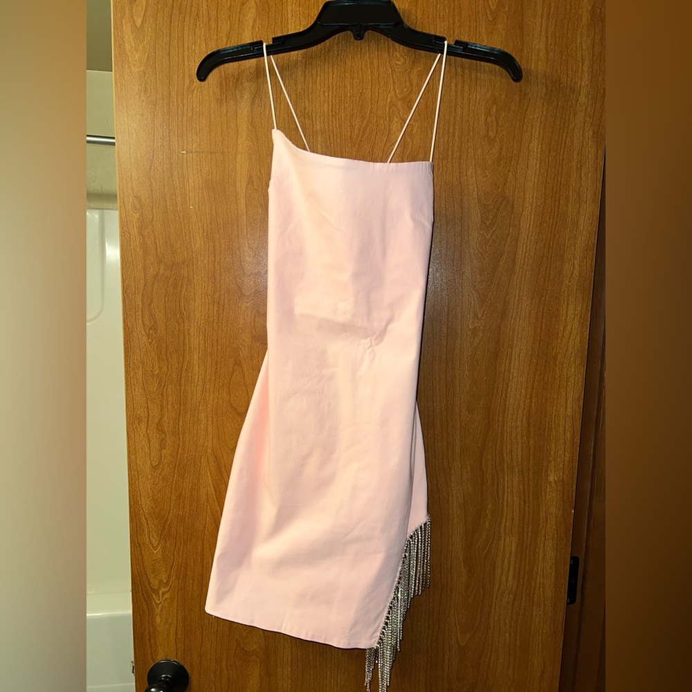 Light pink mini dress
